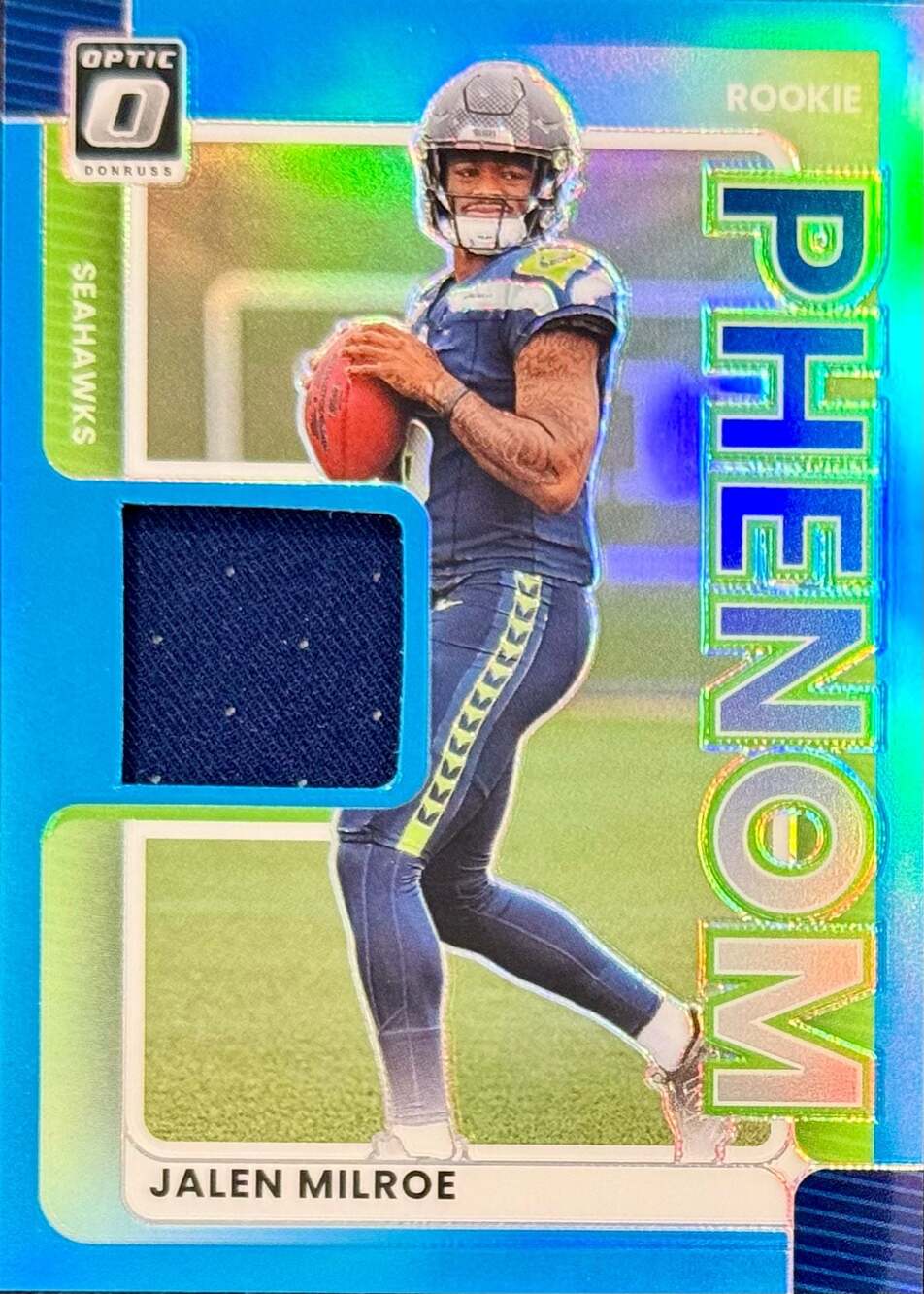 2025 Panini Donruss Optic Jalen Milroe Phenom Rookie Patch Card